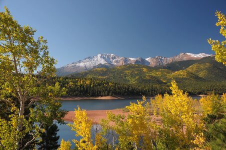 Aspen mountains scenery photo