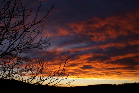 Abendstimmung afterglow atmosphere