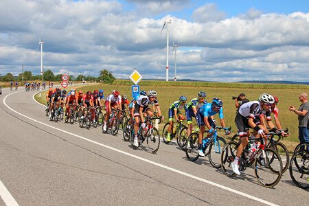 Germany tour race car driver road bike photo