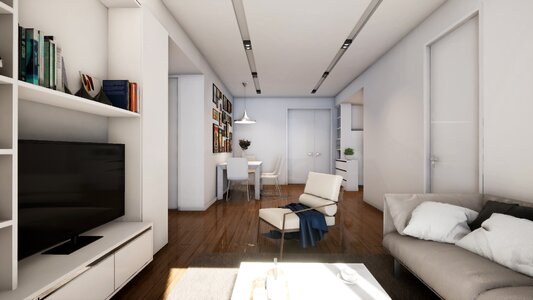 Render dining room decoration