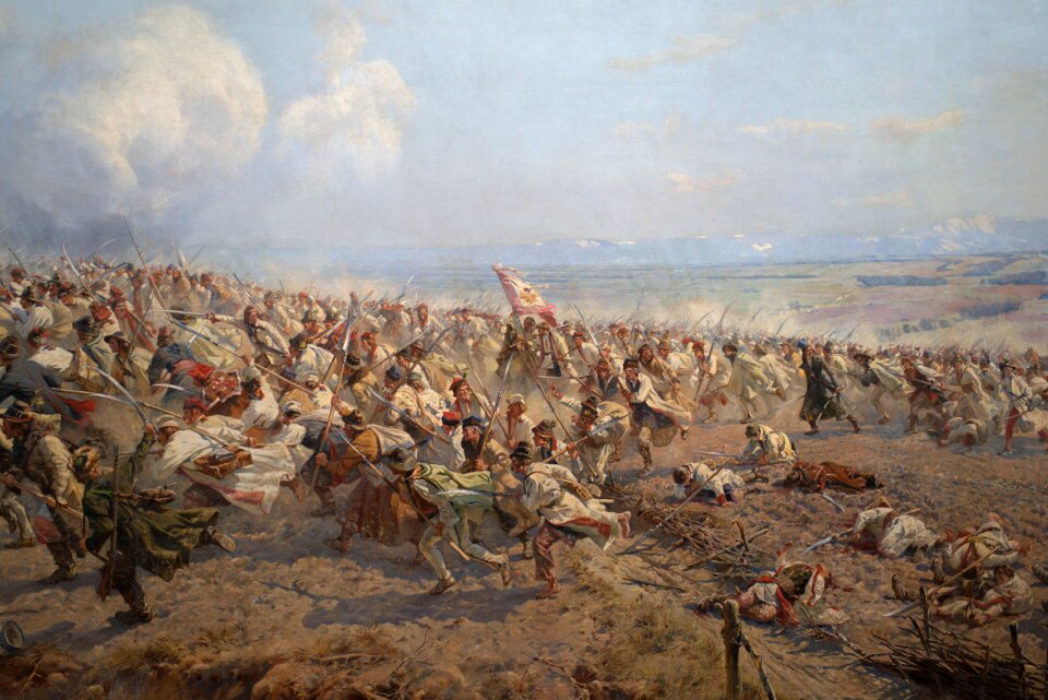 Panorama of racławice art painting