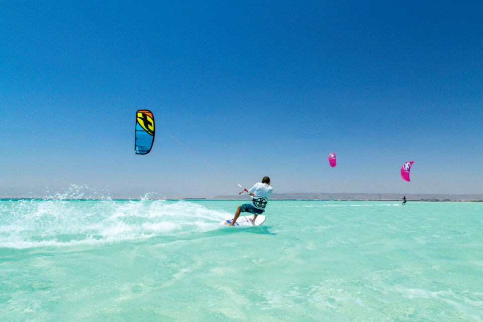 Water sports summer sky