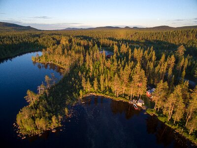 Lapland njallejaur sunrise photo