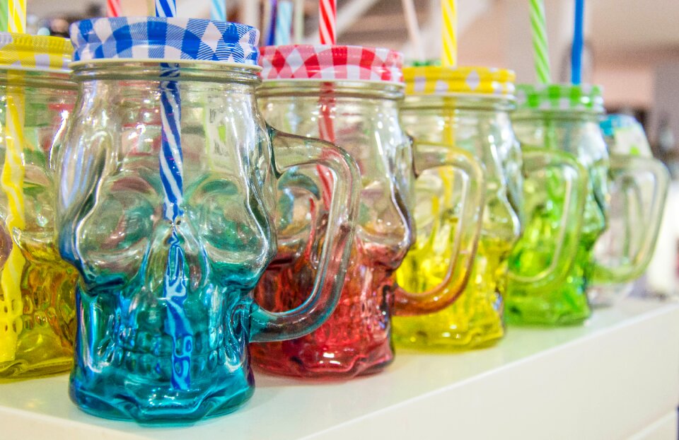 Drink glass mixology