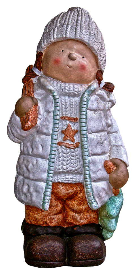 Sculpture ceramic figures star