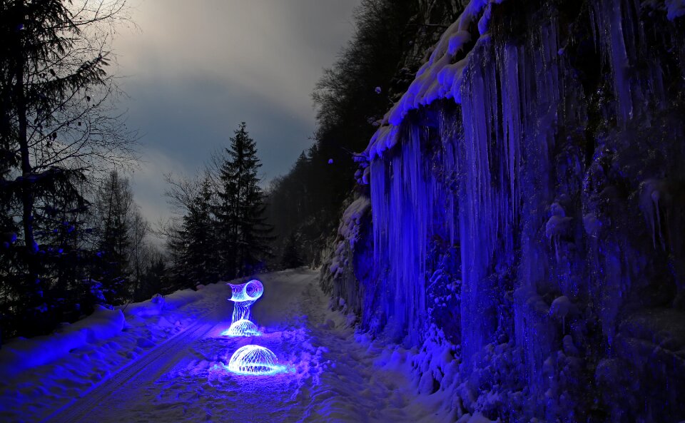 Frost cold eiskristalle