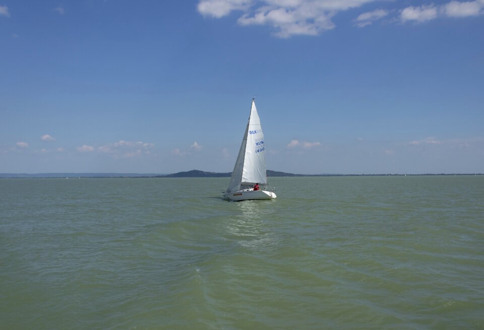 Shipping lake blue