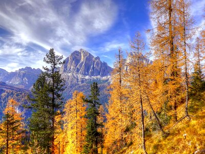 Landscape mountains italy photo