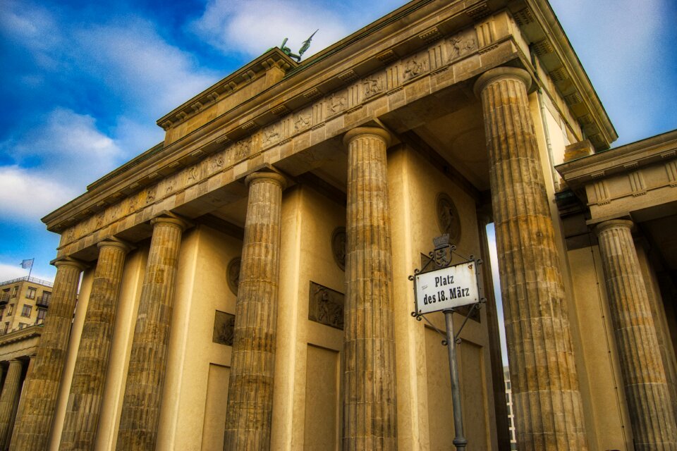 Landmark city building