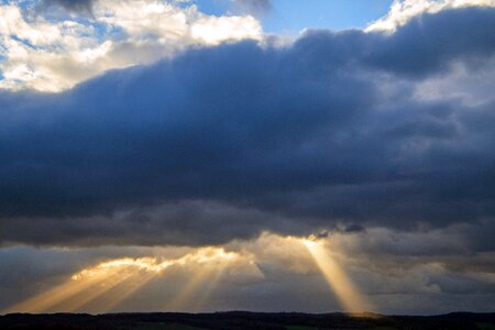 Sky mood rays photo