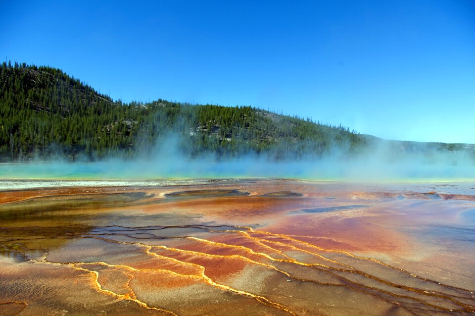 Color yellowstone national