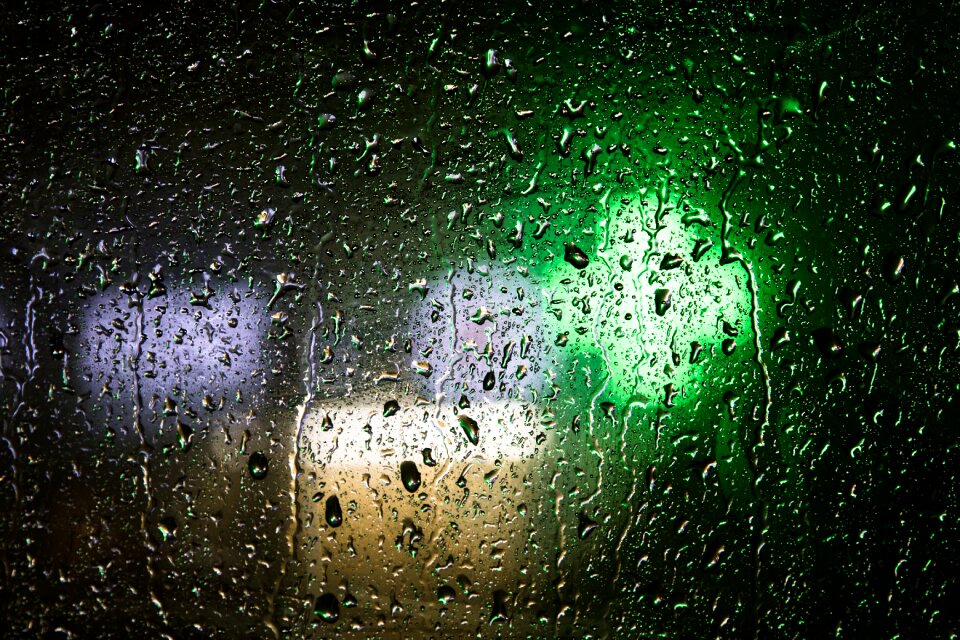 Window evening glass