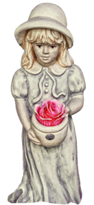 Rose flowerpot ceramic photo
