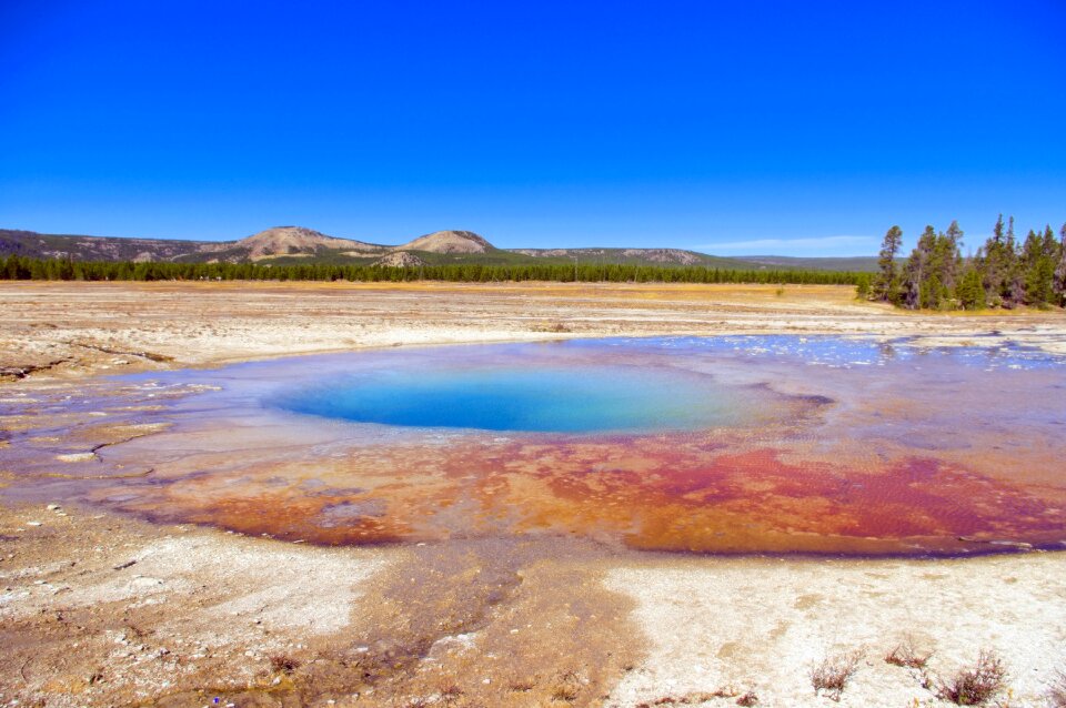 National park blue