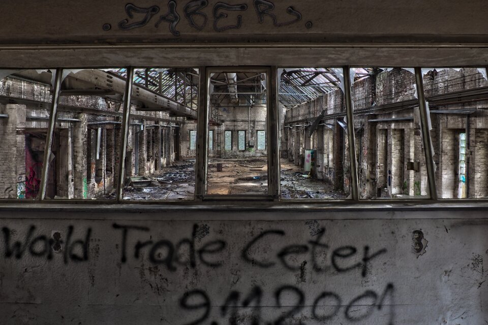 Industry hall abandoned