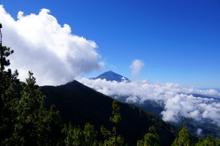 Landscape sky tenerife photo