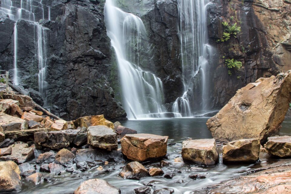 Landscape scenic falls