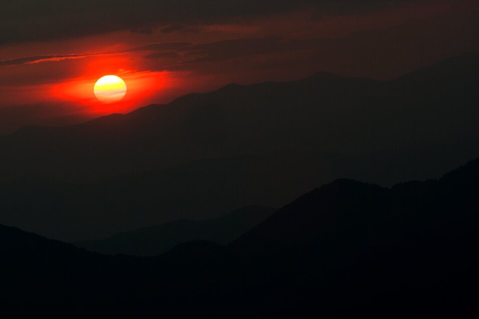 Landscape twilight sunrise