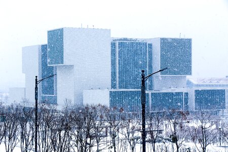 Qingdao campus snow museum