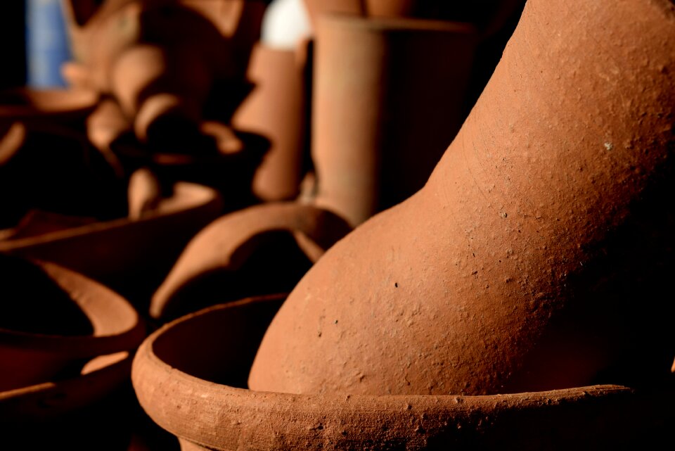 Fragile clay ceramic