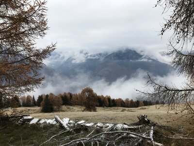 Alpine adventure walk photo