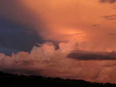 Sky cloud color photo