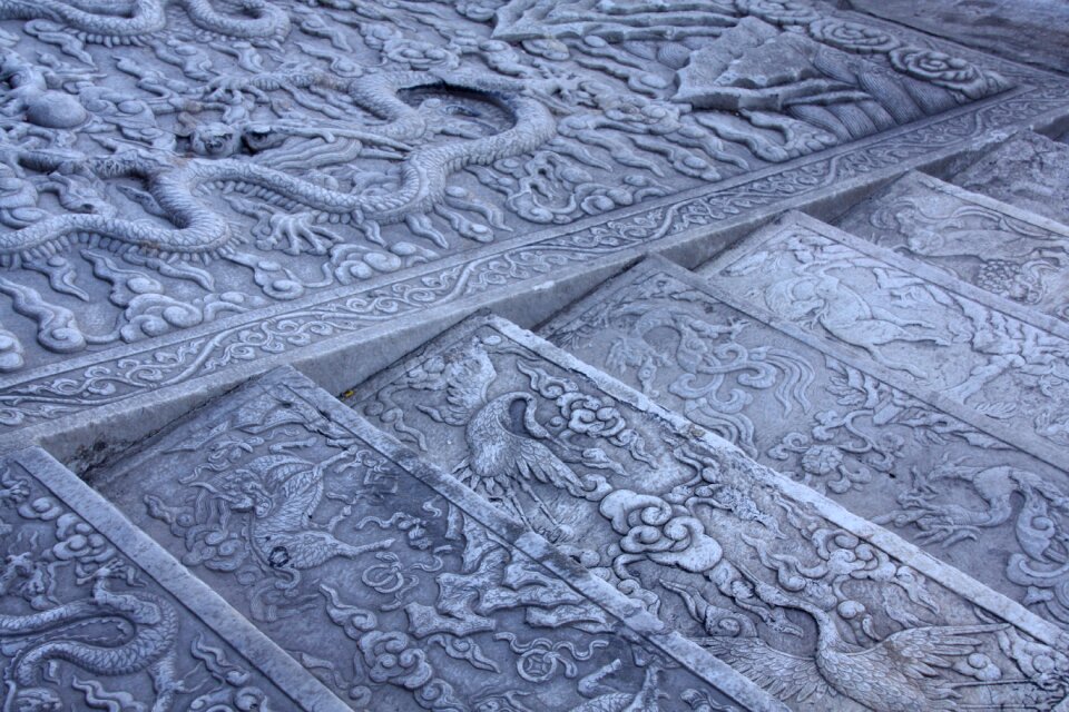 Detail stairs dragon