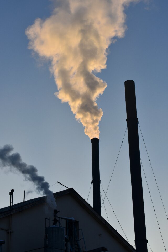 Pollution smog pipe