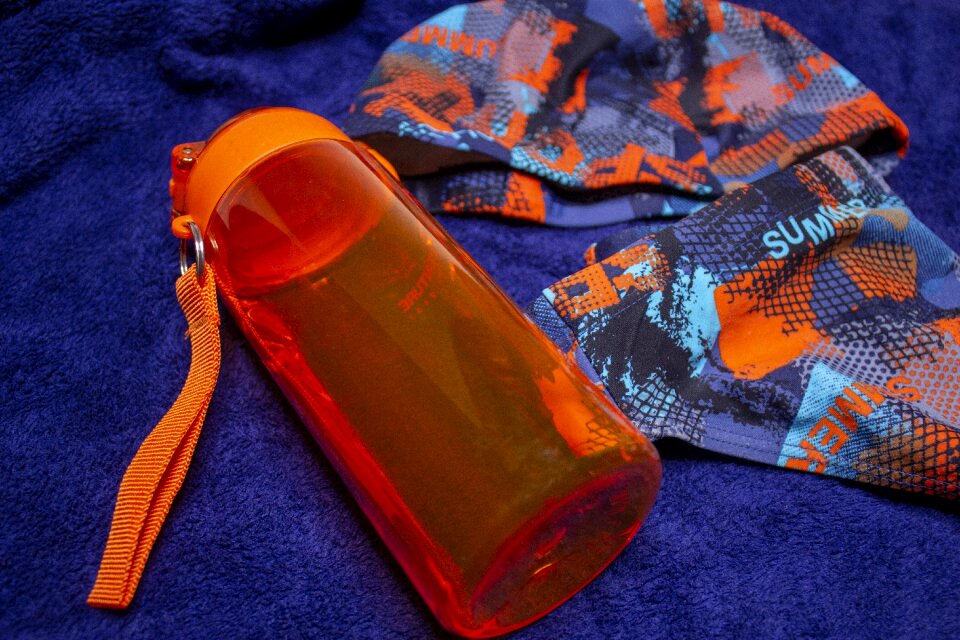 Kit water bottle towel