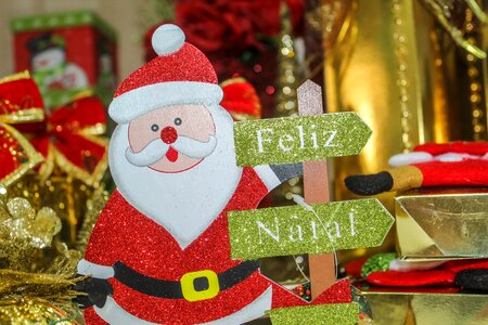 Ornament snow red