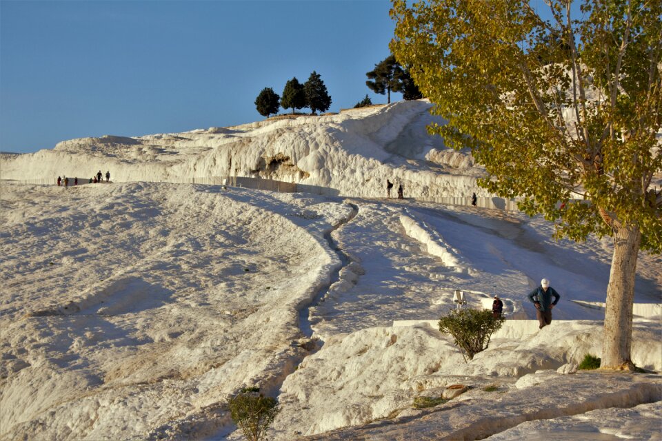 Mountain hot spring peace