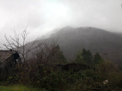 Camp tent landscape