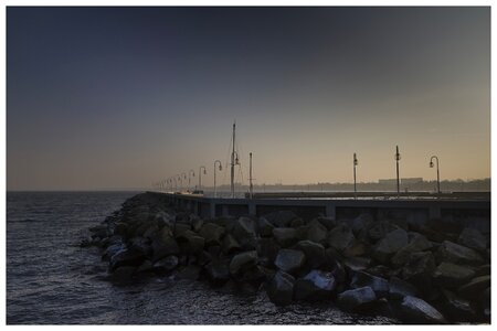 The baltic sea the coast peace of mind photo