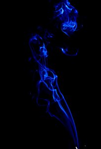 Trails black smoke