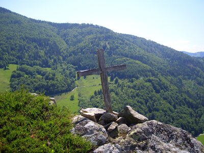 Mountains landscape view photo