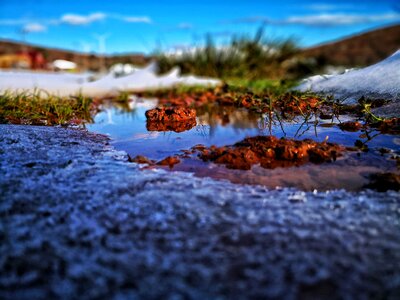 Camp tent landscape