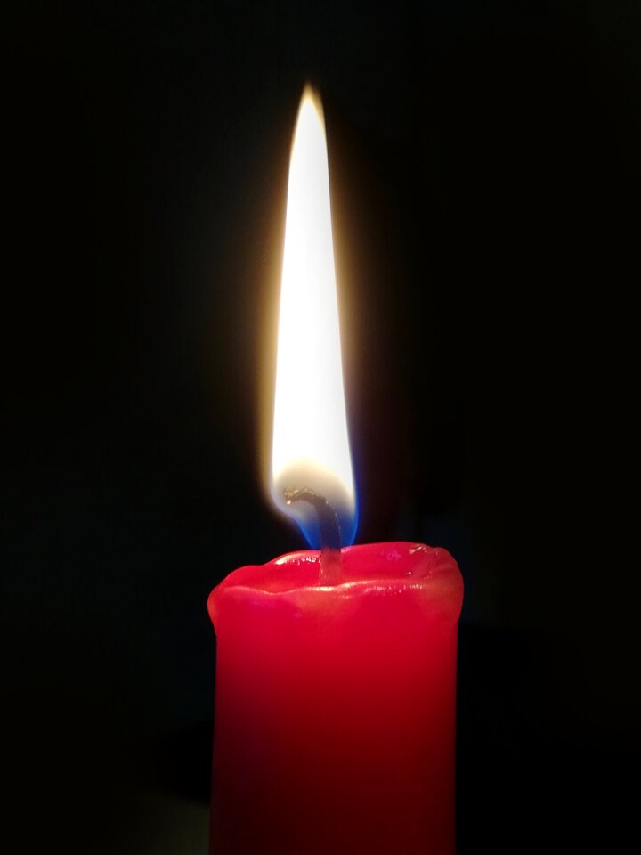 Stearic flame candles