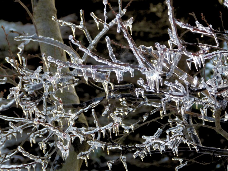 Ice winter weather