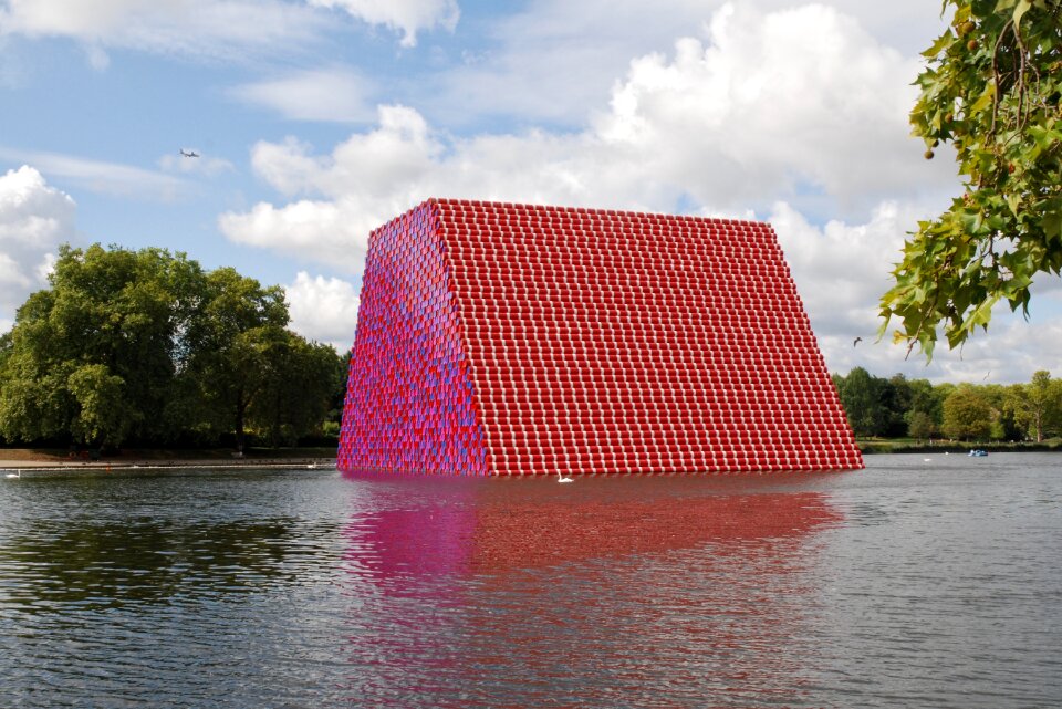 Lake water artwork