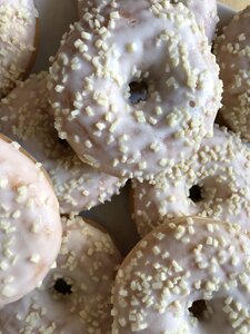 Donut white chocolate