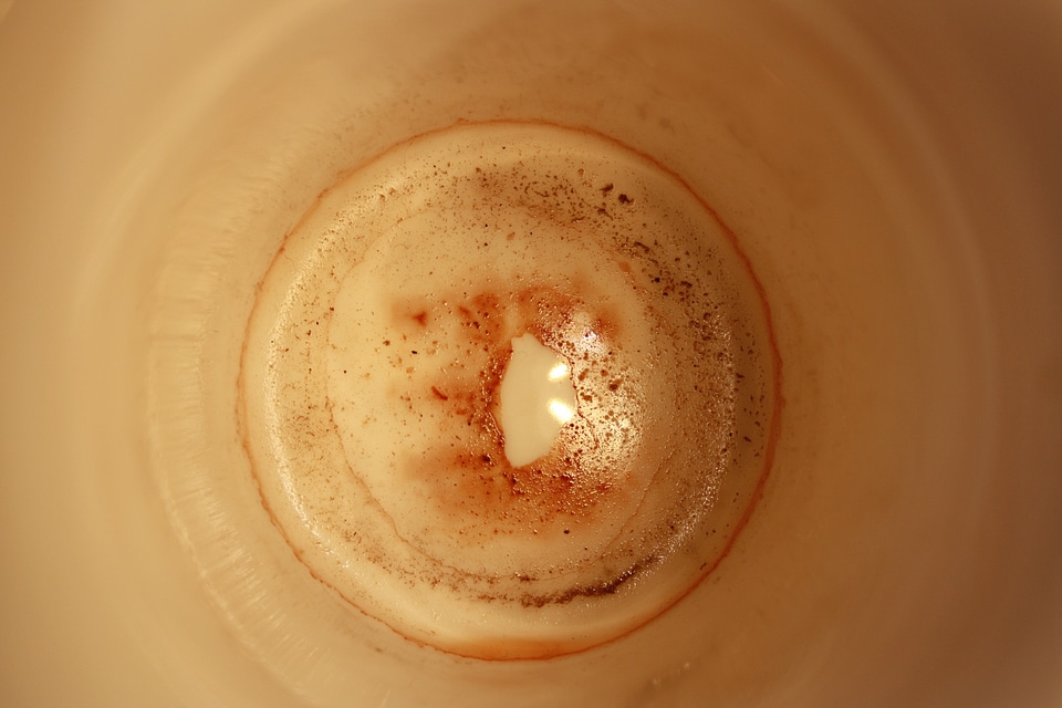 Coffee grounds gradient form