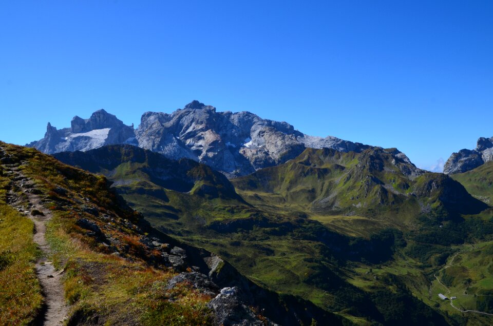 Mountains three towers landscape