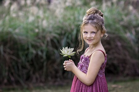 Nature portrait childhood