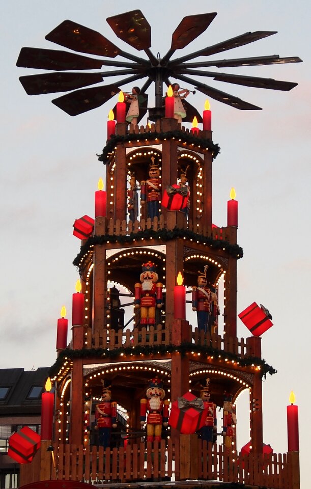Advent christmas decoration christmas market