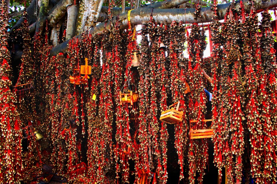 Religion mysterious temple bells