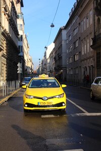 Town architecture taxi