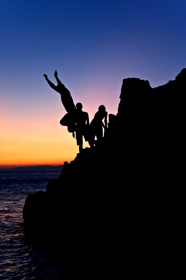 Outdoor sea sunset photo