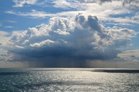 Ocean water sky photo