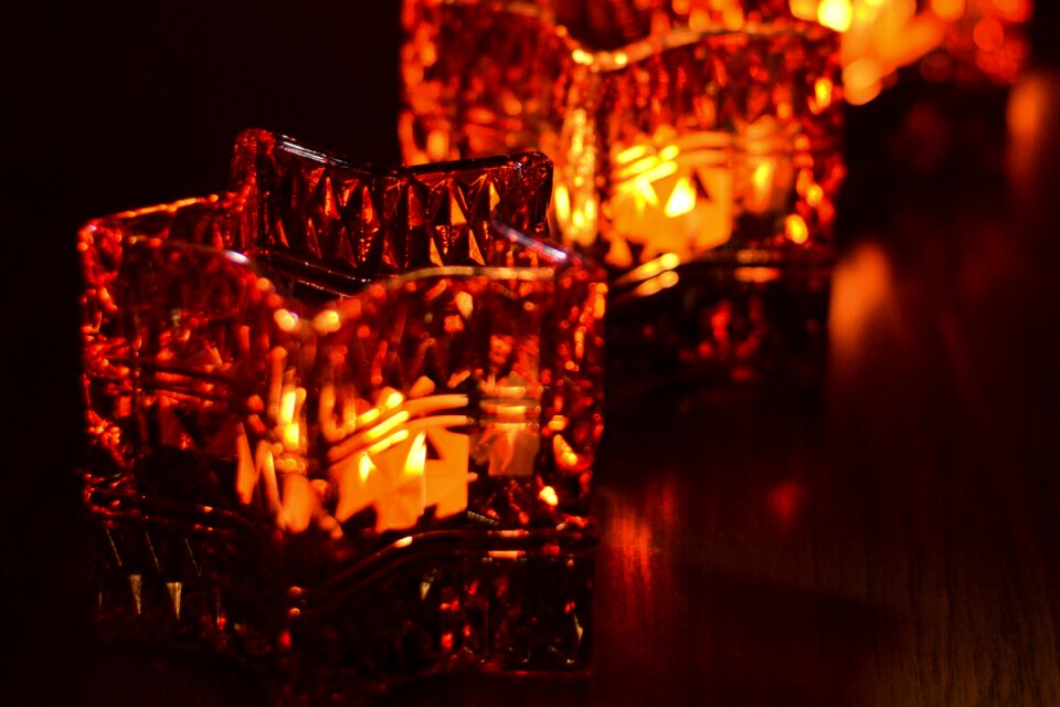 Christmas candles decoration