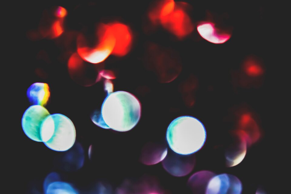 Blurred colorful xmas